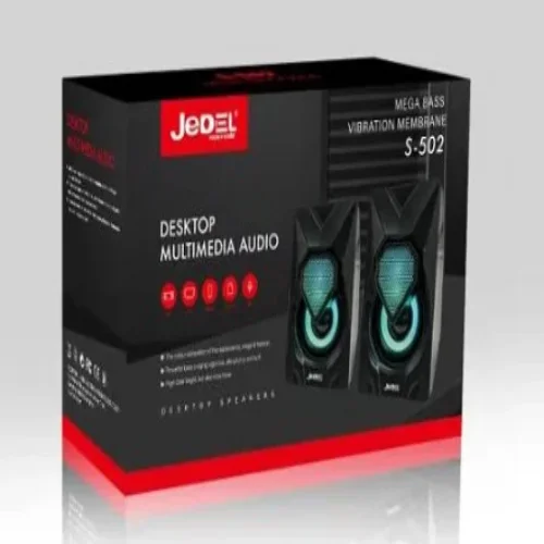 JEDEL S-502 тонколони за компютър светещи RGB Gaming