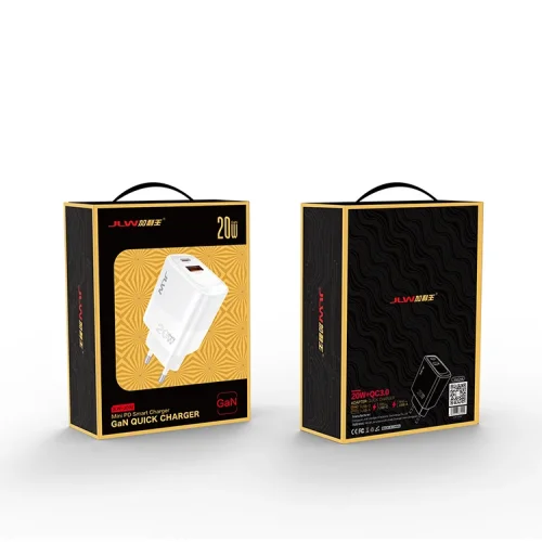 JLW-JC02 Зарядно 20W GAN Адаптер USB + USB-C