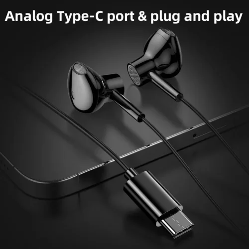 JOYROOM JR-EC01 Слушалки Type-C – Бял