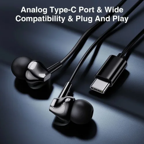 JOYROOM JR-EC02 Слушалки Type-C – Черен