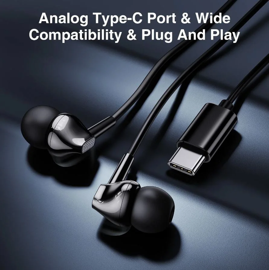 JOYROOM JR-EC02 Слушалки Type-C – Черен
