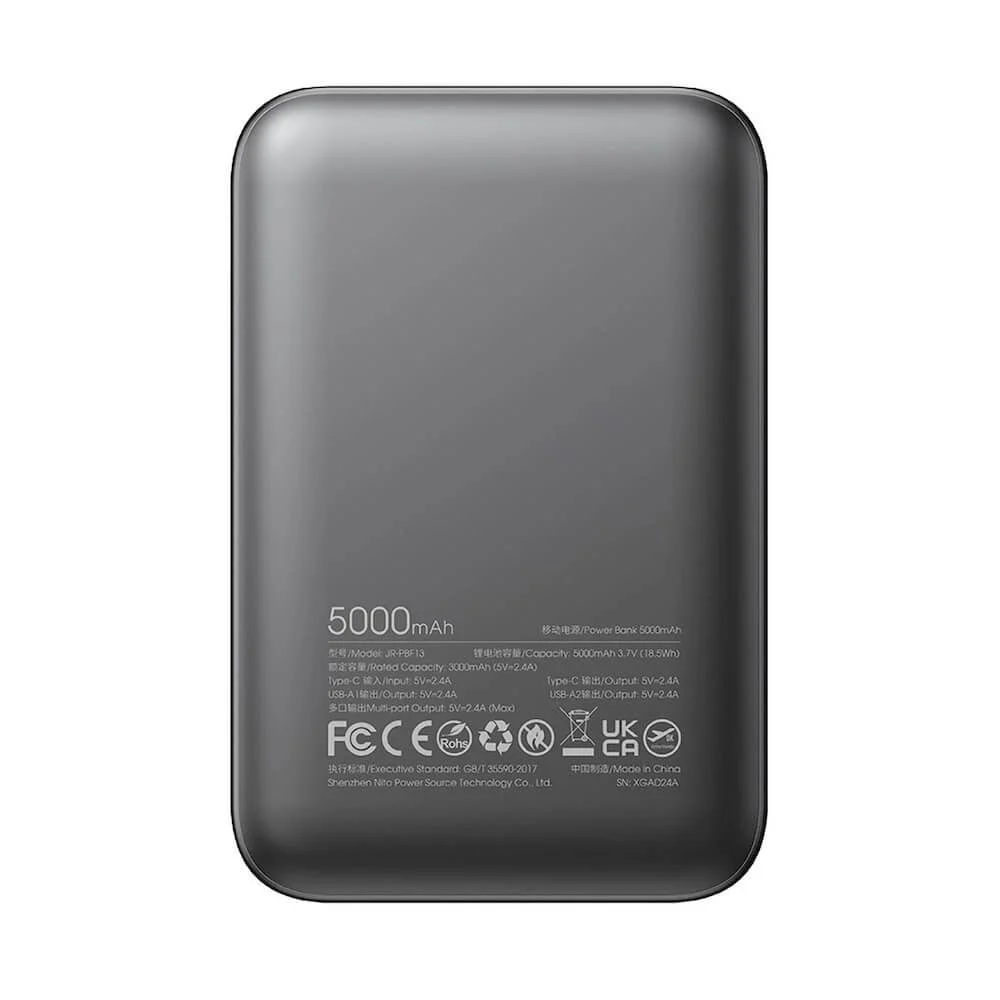 Joyroom PBF13 12W Преносима Батерия 5,000mAh 2xUSB 1xUSB-C IN/OUT