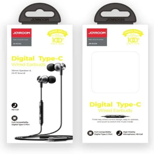 JR-EC04 Слушалки Joyroom Type-C – Черен