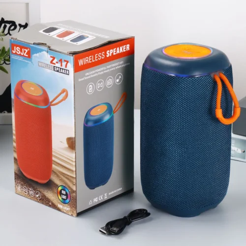 JSJZ Z-17 Преносим Bluetooth високоговорител – Тъмно Син