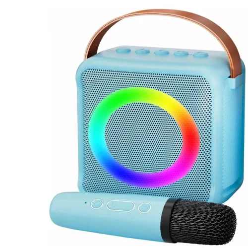 K1 Караоке Bluetooth колона с 1бр. микрофон (син)