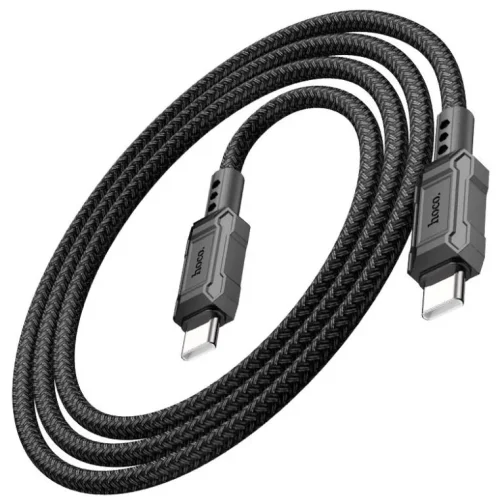 Кабел HOCO X94 Fast 60W Type-C към Type-C 1M – Черен