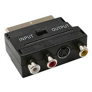 Кабел преход H-31 SCART – AV/HDMI преобразувател IN/OUT + кабел 1.5m