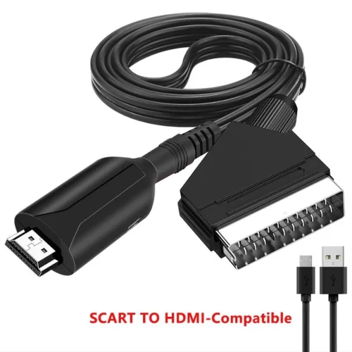 Кабел SCART – HDMI DZ71 преобразувател 720p 1080p