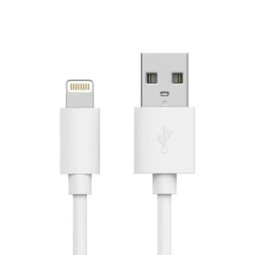 Кабел US-06 2A USB към Lightning – Бял