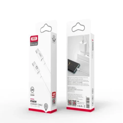 Кабел XO NB-Q190A Fast 60W. Type-C към Type-C 1M