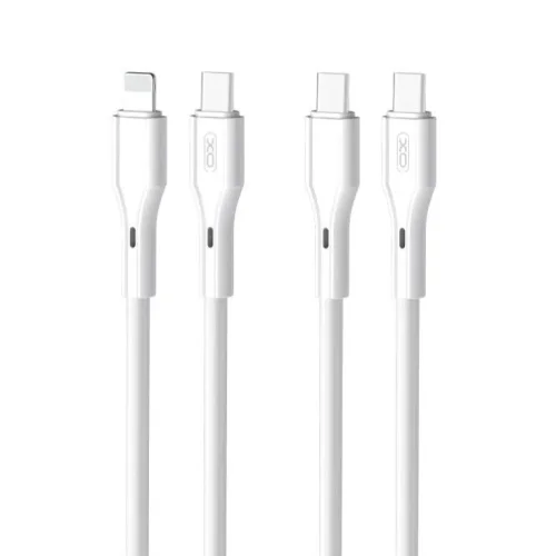 Кабел XO-NB-Q231B Fast 60W Type-C към Type-C 1M – Бял