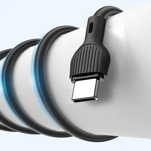 Кабел XO-NB200 Fast 2.1A USB към Type-C 1M – Черен