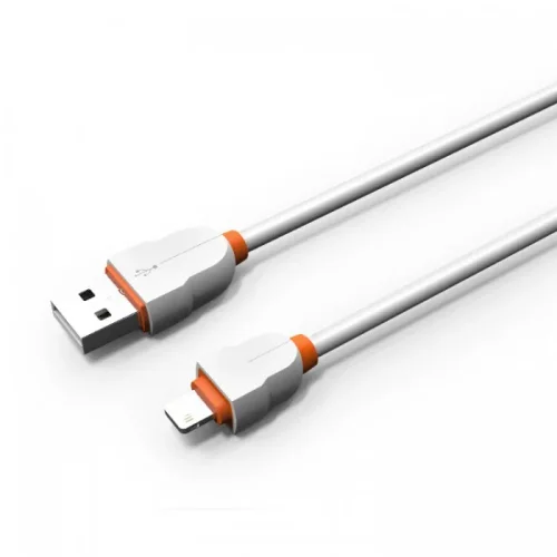 Кабел за Зареждане LDNIO LS02, USB, С накрайник за iPhone – Бял