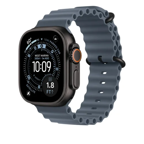 Каишка Ocean Band BN-13 Apple Watch iWatch 44/45/46/49mm – Тъмно Син