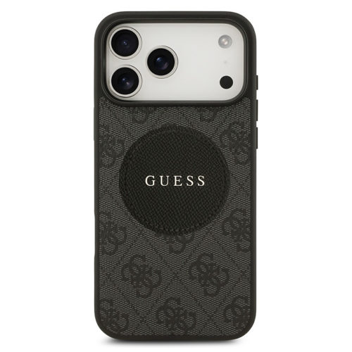 Калъф GUESS с Magsafe за iPhone 18 Pro черен гръб