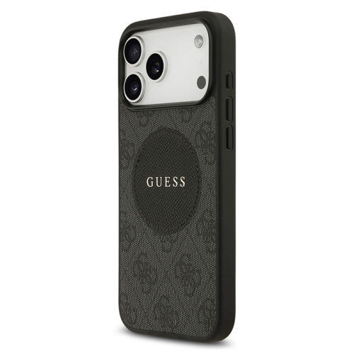 Калъф GUESS с Magsafe за iPhone 18 Pro черен защита камера