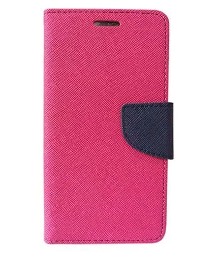Калъф Тип Тефтер L-75 iPhone 16e – Тъмно Розов