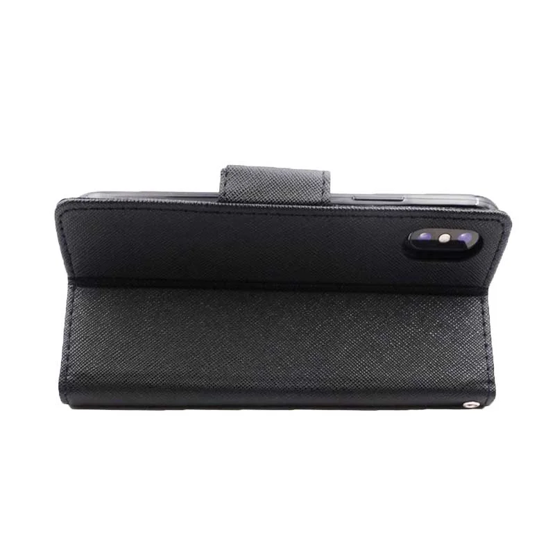 Калъф Тип Тефтер L-75 универсален 6.0-6.5″ Размер 16 Pro Max – Черен (163 x 77.6 x 8.3 mm)