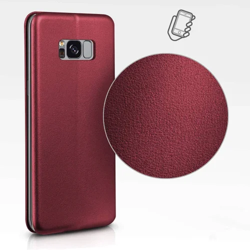 Калъф Тип Тефтер L-99 iPhone 15 Plus – Бордо