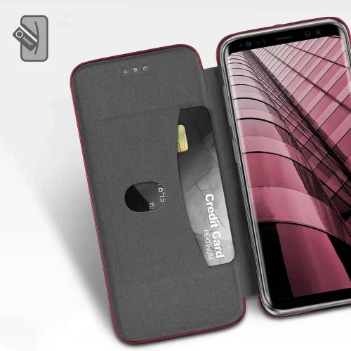 Калъф Тип Тефтер L-99 Samsung A22 4G – Бордо