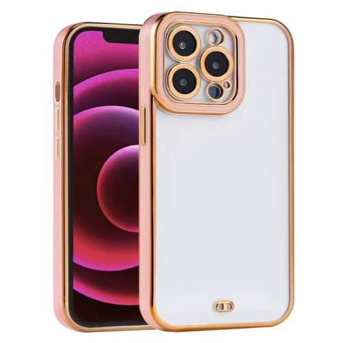 Калъф TP28 Angel Eyes Samsung S23 прозрачен с Розова Рамка