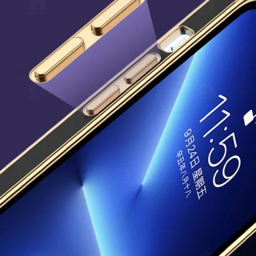 Калъф TP28 Angel Eyes Samsung S23 прозрачен с Розова Рамка