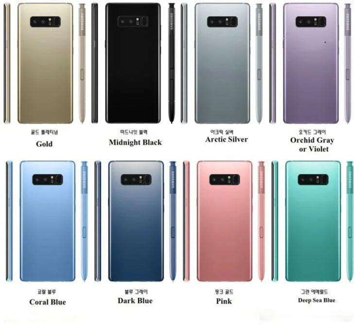 Капак батерия (без кам.) за Samsung Note 8 – Розов