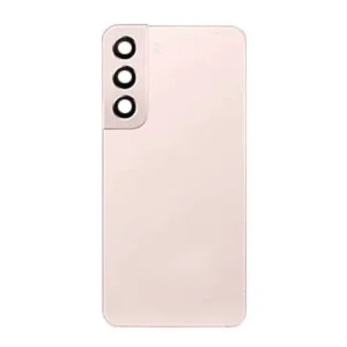 Капак батерия за Samsung S22 Plus + стъкло за кам. – Розов