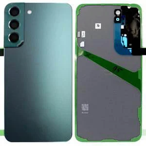 Капак батерия за Samsung S22 със стъкло за кам. – Зелен