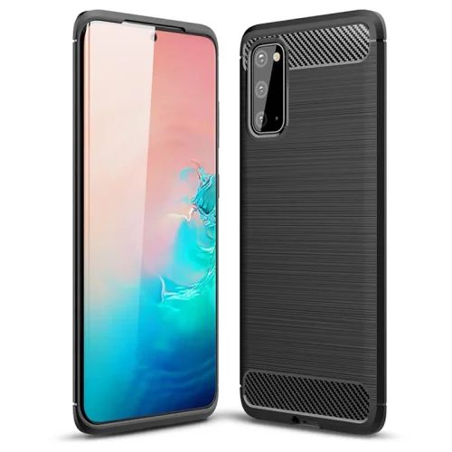 Карбонов гръб за Samsung A04 – Черен