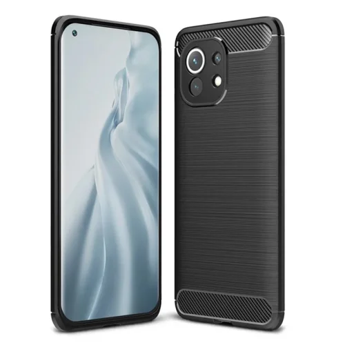 Карбонов гръб за Samsung A52 – Черен
