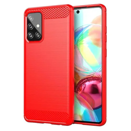 Карбонов гръб за Samsung S20 Plus – Червен