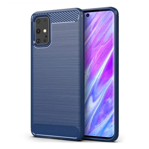 Карбонов гръб за Samsung S23 Plus – Син