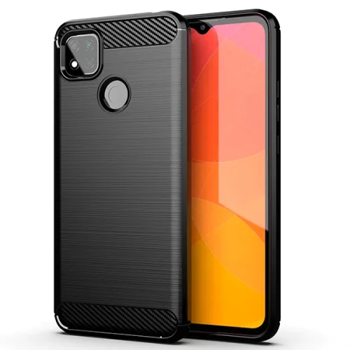 Карбонов гръб за Xiaomi Redmi 10A – Черен