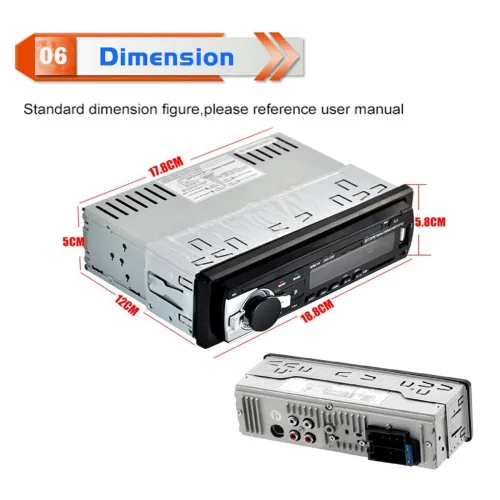 Касетофон за кола JSD-520 240W. със Bluetooth/Радио/Mp3/USB/SD