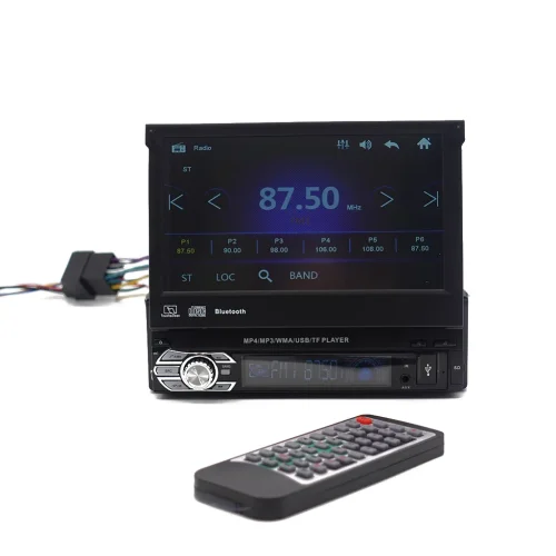 Касетофон за кола със 7″ Дисплей- 703 + Евро букса Bluetooth / Радио / Mp3/ USB / SD
