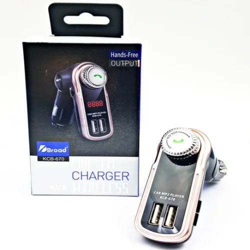 KBrand Трансмитер с Bluetooth KCB – 670 изх.2xUSB
