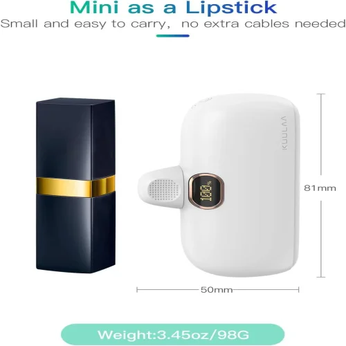 Компактна Външна батерия Powerbank PD20W LS-TC Type-C 5,000mAh – Бял