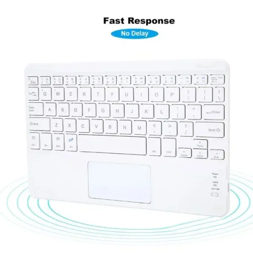 Комплект Bluetooth безжична клавиатура с trackpad YL-03 – Бял