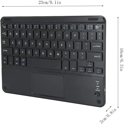 Комплект Bluetooth безжична клавиатура с trackpad YL-03 – Бял