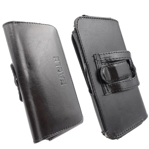 Кожен калъф за колан EAGLE хоризонтален – Xs Max (157.5 x 77.4 x 7.7 mm)