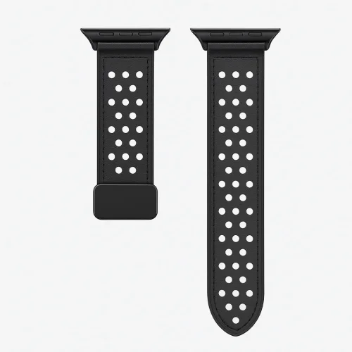 Кожена Магнитна каишка BN-12 Apple Watch 38/40/41/42mm – Черен