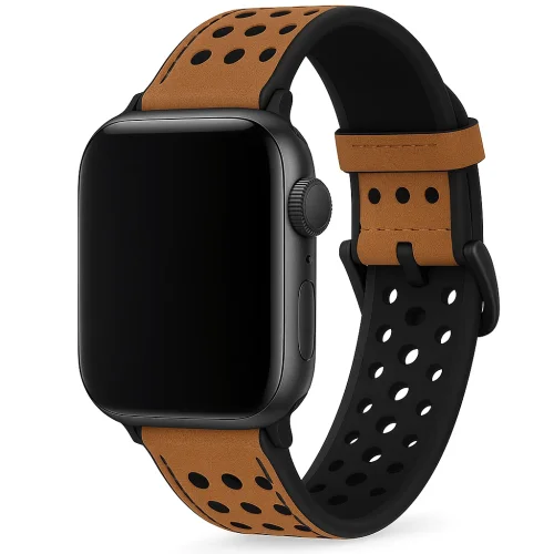 Кожена Магнитна каишка BN-12 Apple Watch 38/40/41/42mm – Кафяв
