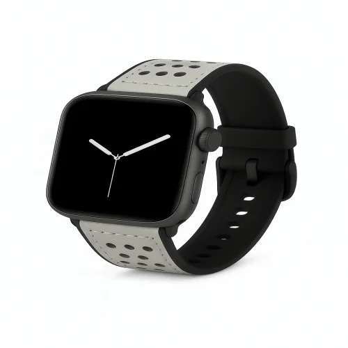 Кожена Магнитна каишка BN-12 Apple Watch 38/40/41/42mm – Сив