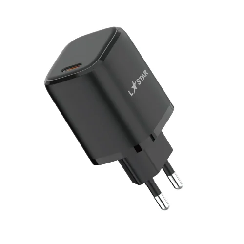 L✮STAR Адаптер SCD-20W USB-C PD20W – Черен