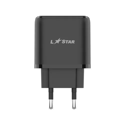 L✮STAR Адаптер SCD-20W USB-C PD20W – Черен