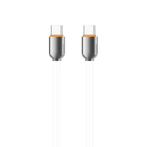 L✮STAR LS-21 Кабел за Телефон 60W Fast Type-C към Type-C – Бял