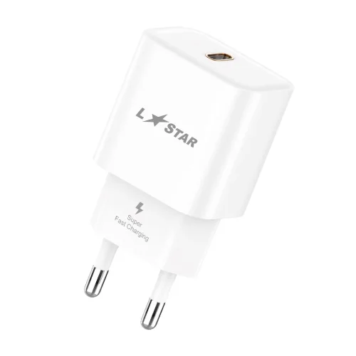 L✮STAR LS46 Адаптер PD25W изх.USB-C – Бял