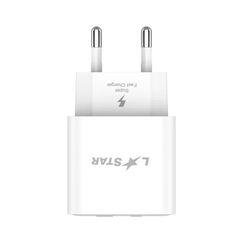 L✮STAR LS46 Адаптер PD25W изх.USB-C – Бял
