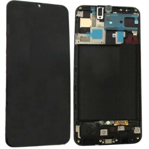 LCD Дисплей с тъч за A50 SM-A505 A505G/DS A505FDS A50S A507 OLED + Рамка